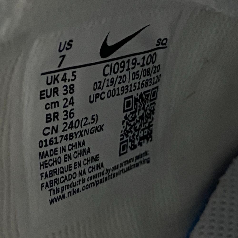 NEW Nike Air Force 1 Shadow Casual CI0919-100 Sz 7 - Picture 8 of 8